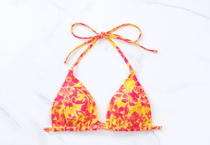 Triangel Bikini Top Flowersplash