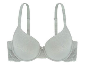 Curve BH Classic silbergrau metallic, große Cups, C-Cup, D-Cup, E-Cup, F-Cup, G-Cup Detailansicht - Organza Lingerie