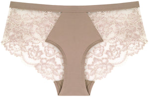 Maja Hipster in karamellbeige - organza-lingerie