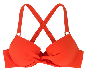 Ocean Bikinitop bis E-Cups Orange Detailbild - Organza Lingerie